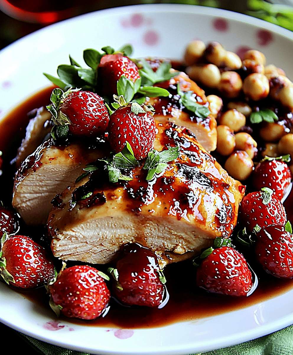Strawberry chicken