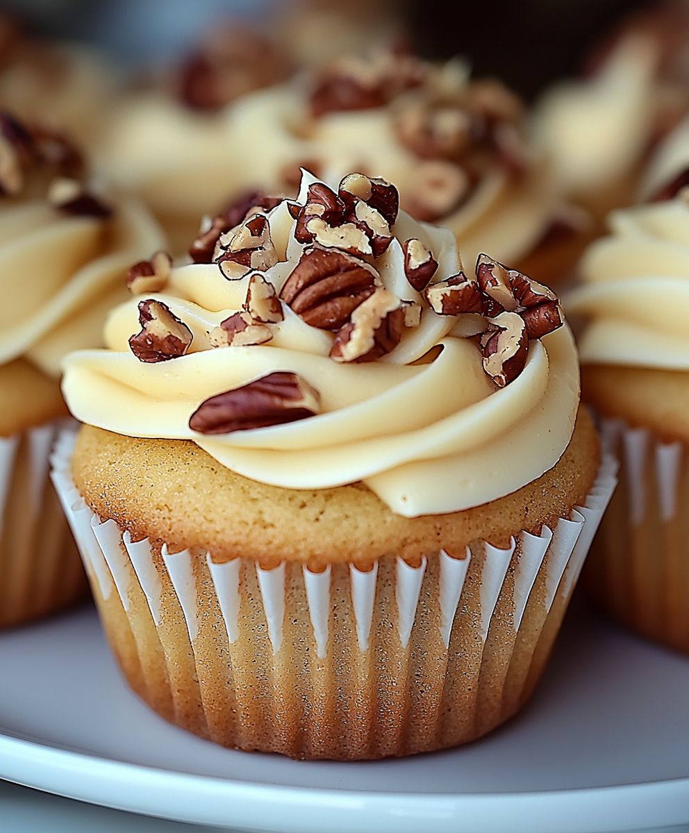 Butter Pecan Cupcakes