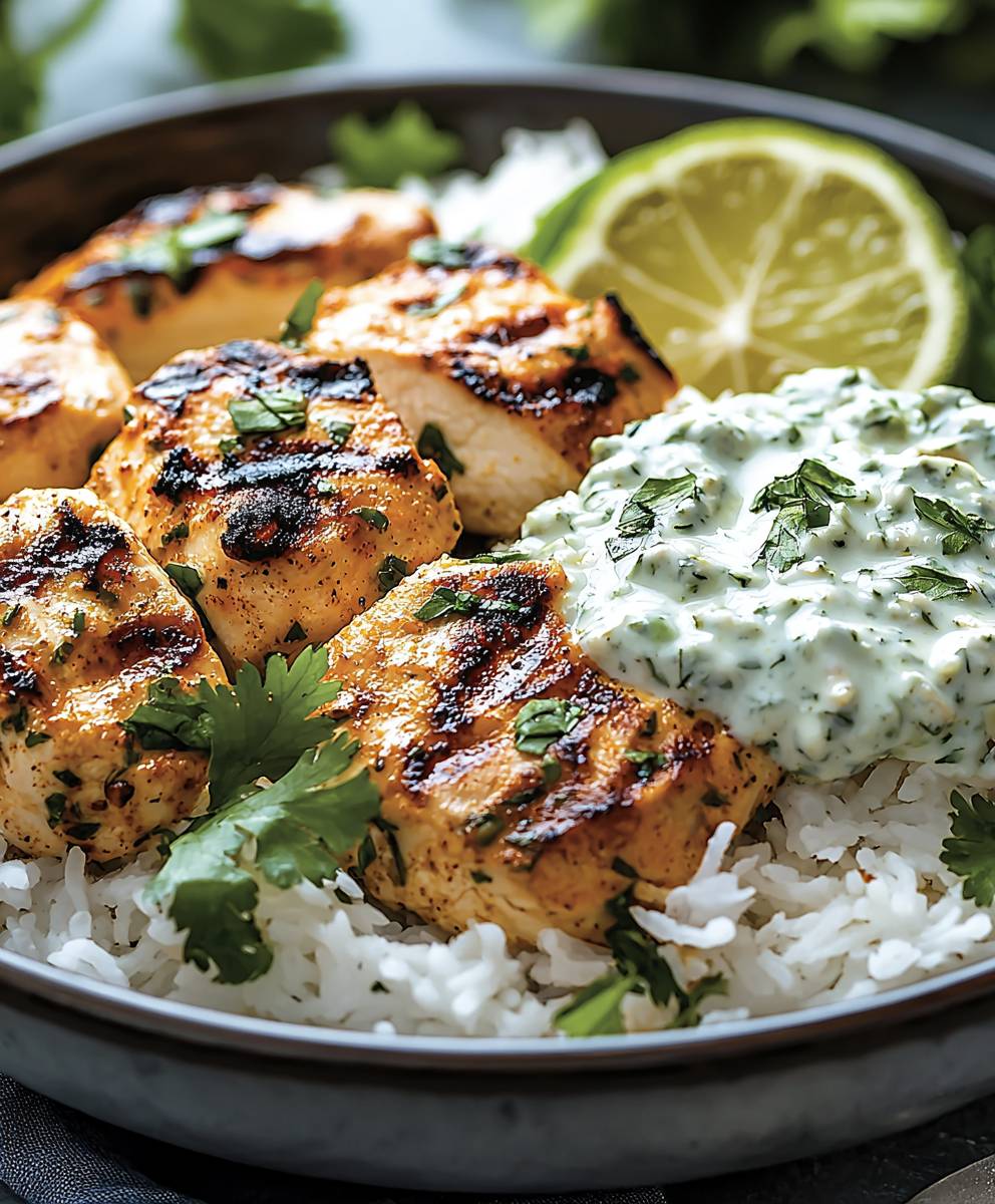 Chicken Tzatziki with Rice