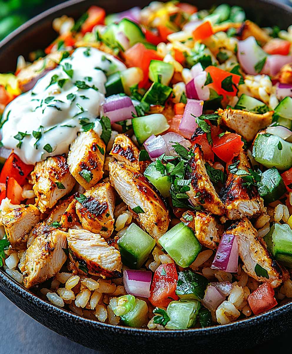 Chicken Shawarma Crispy Rice