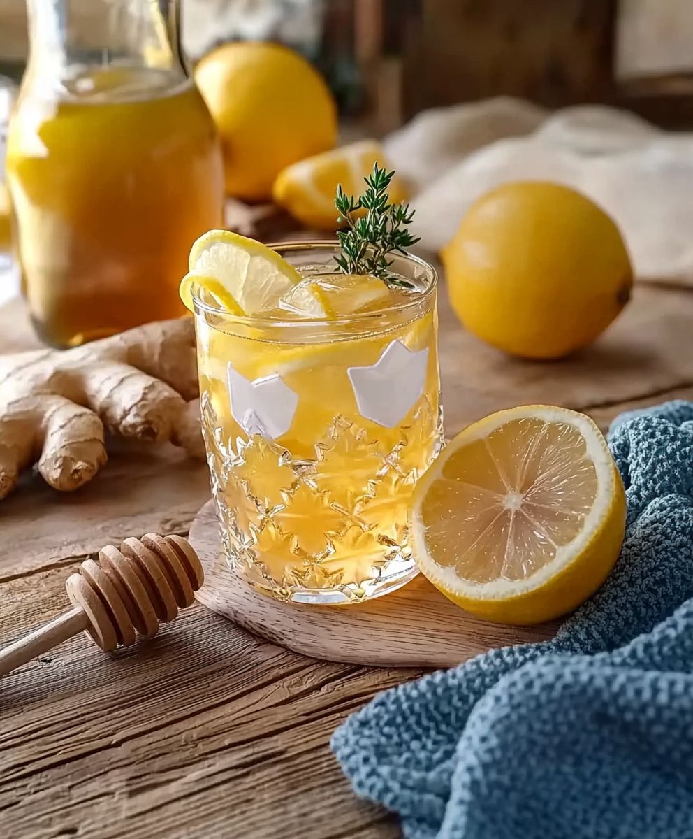 Lemon honey ginger detox