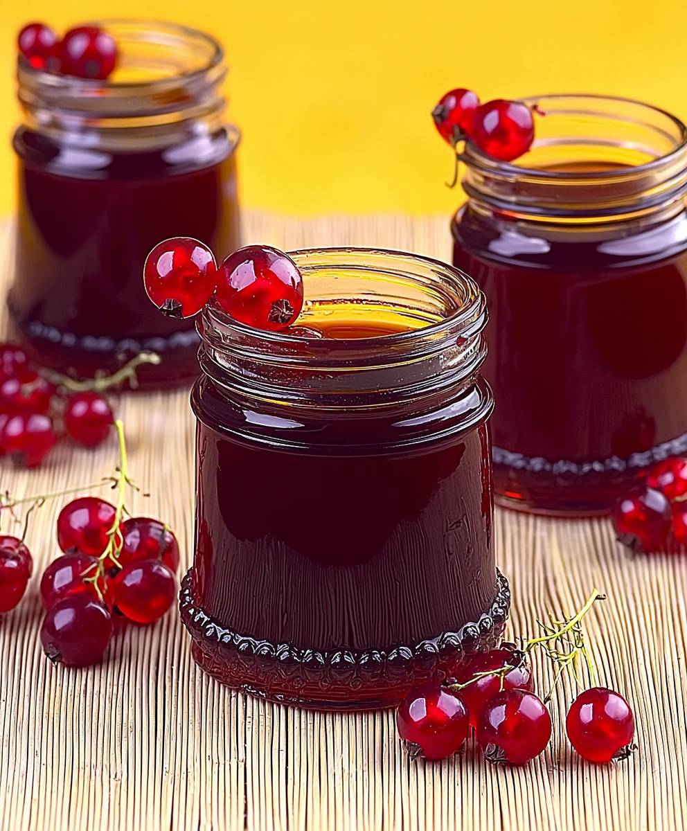 Redcurrant syrup