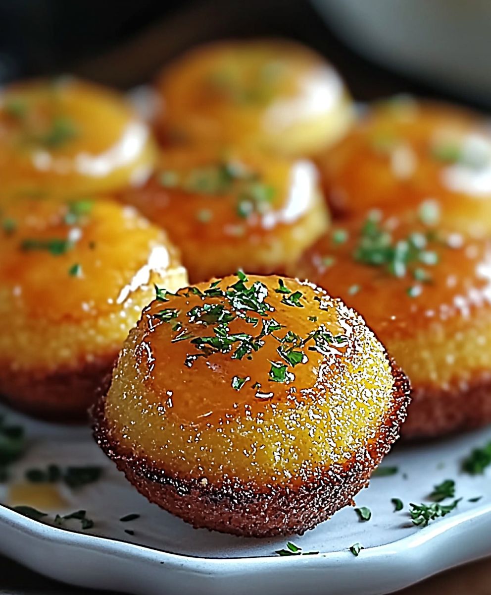 Honey Butter Cornbread Poppers