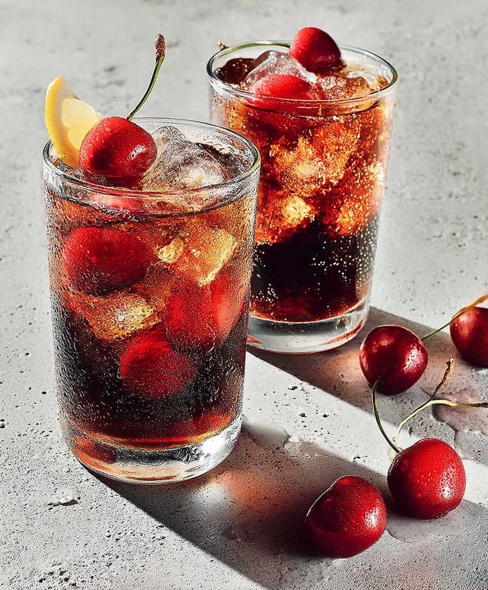 Cherry bourbon cola