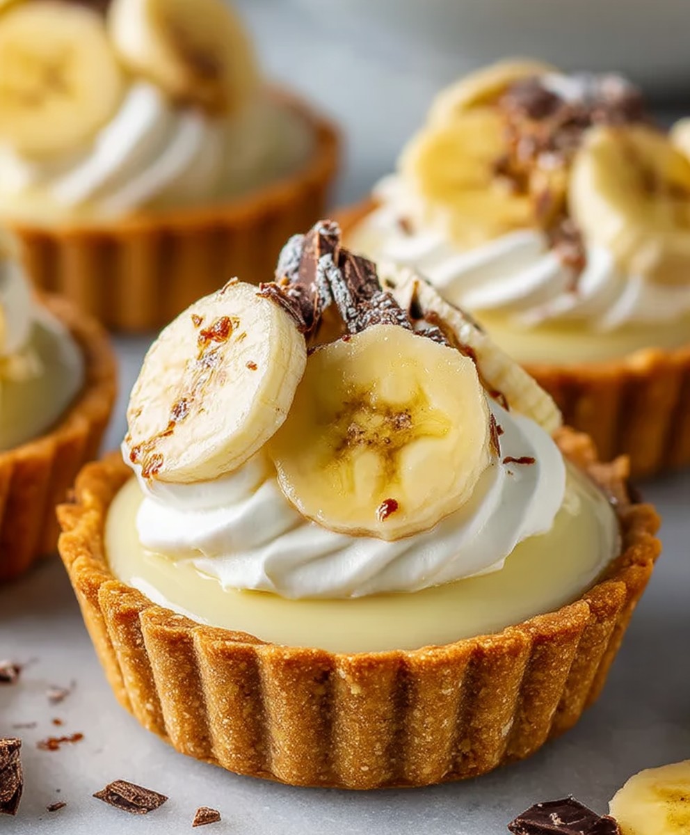Banana Cream Mini Tarts