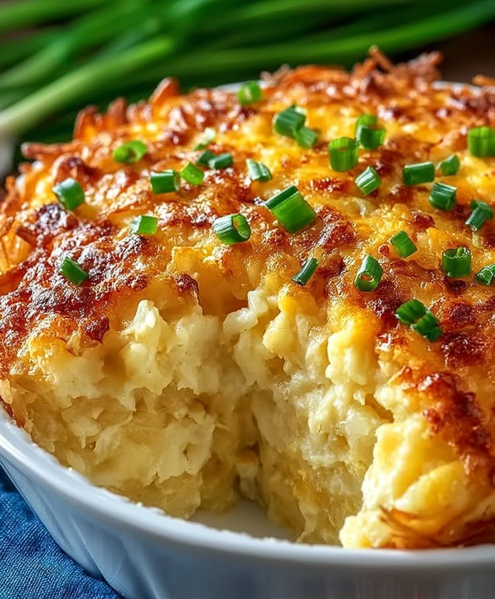 Cheesy Hashbrown Potato Casserole
