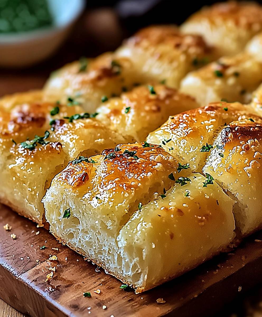 Golden Crusty Garlic Bread