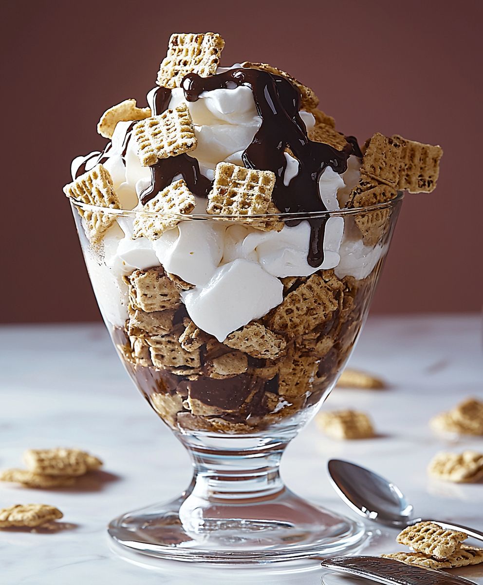 Hot Fudge Golden Grahams
