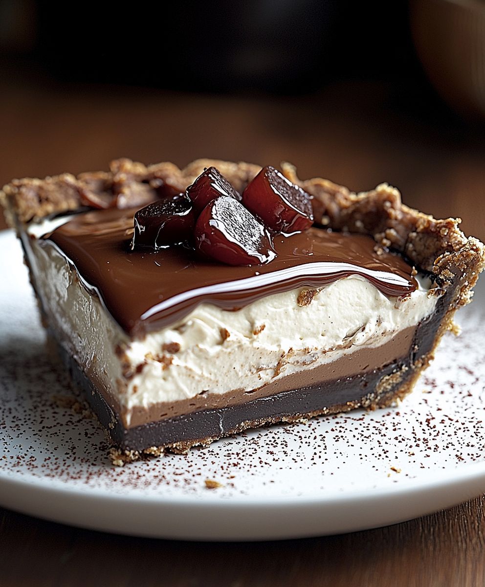 Chocolate Caramel Cream Pie
