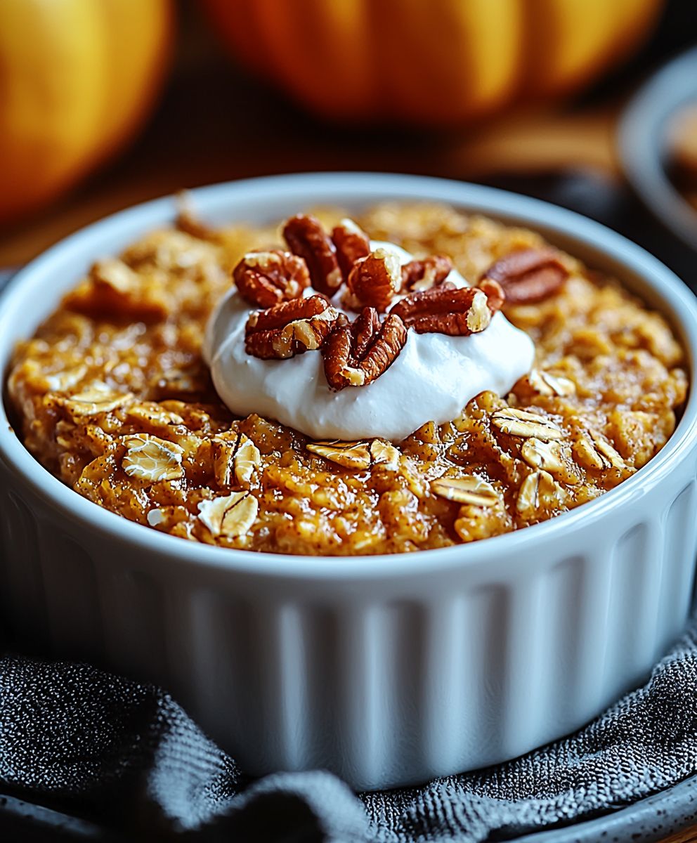 Pumpkin Baked Oatmeal