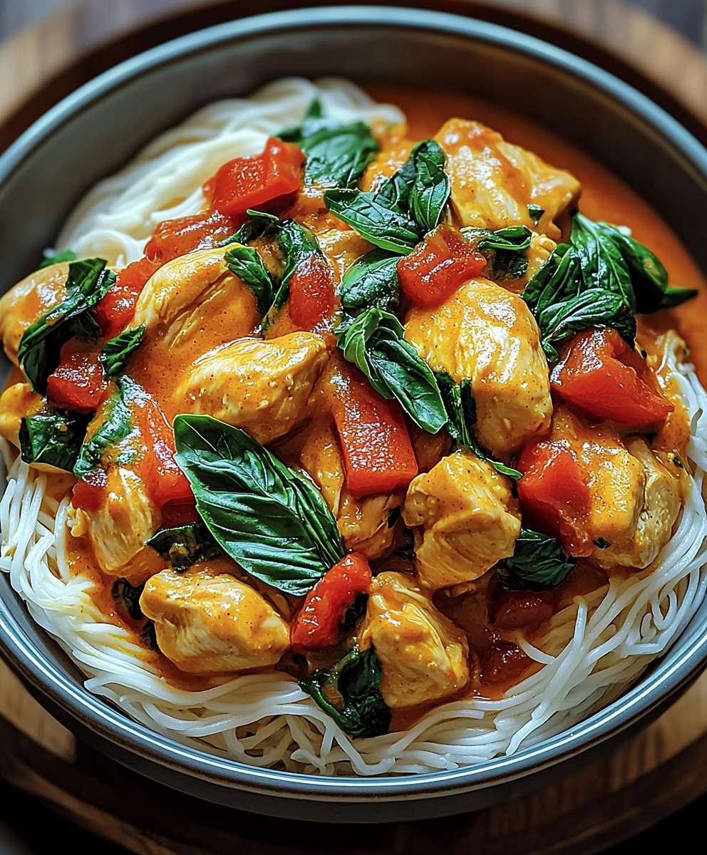 Coconut Curry Chicken Noodles