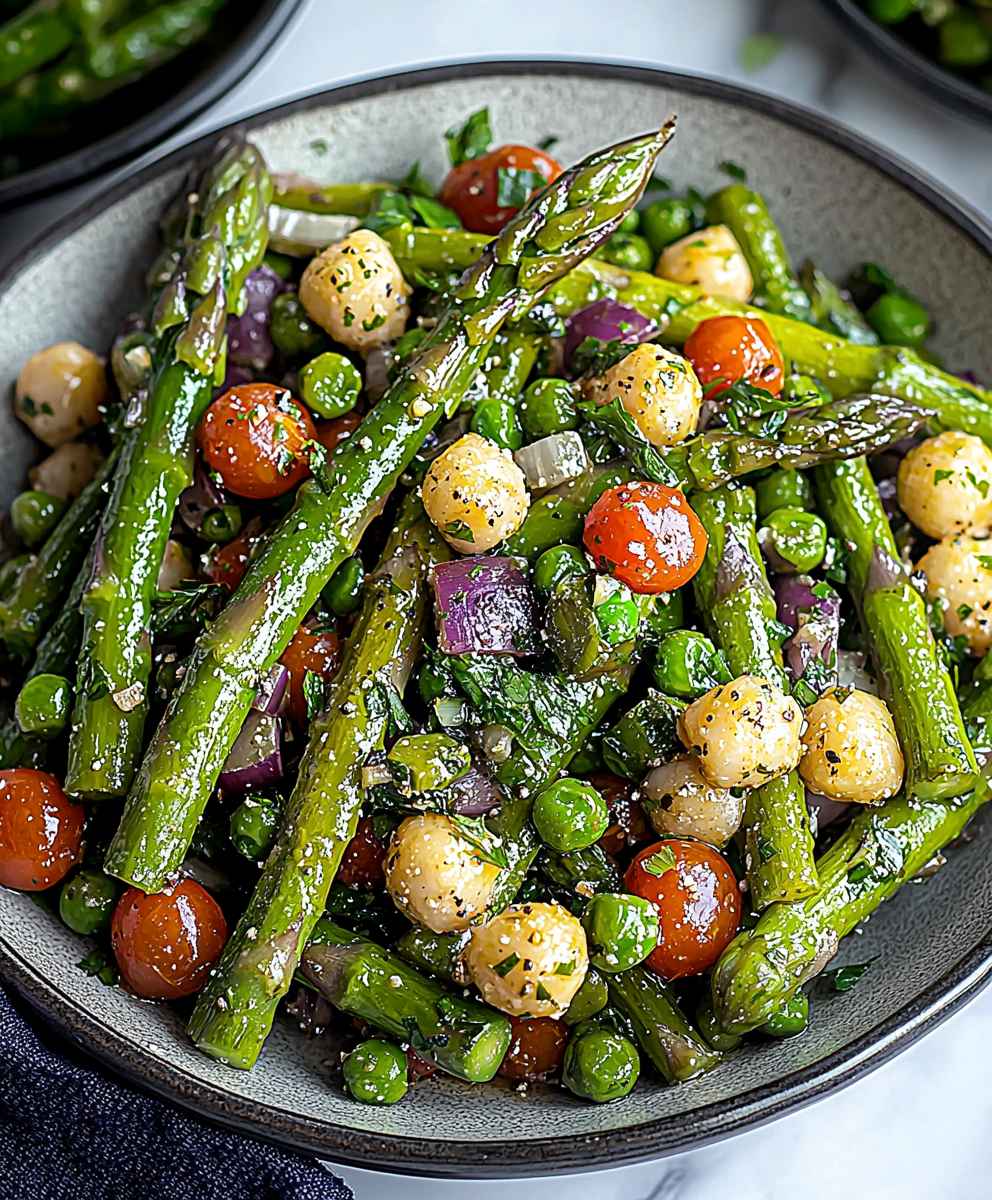 Asparagus salad