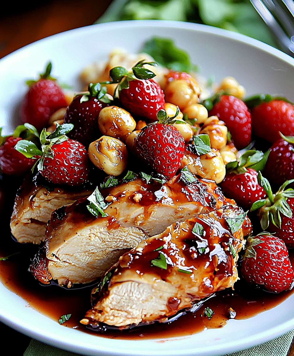 Strawberry chicken