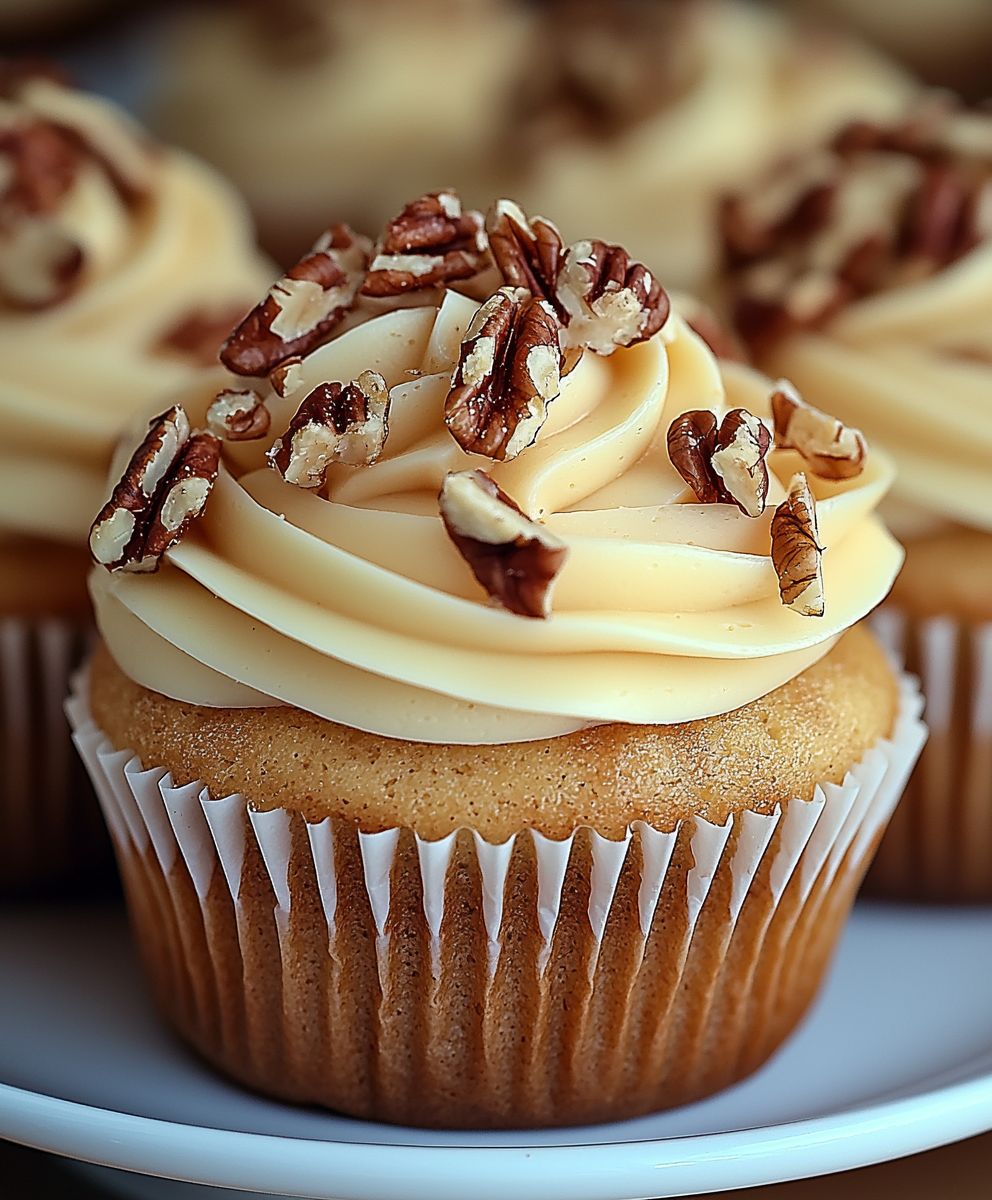 Butter Pecan Cupcakes