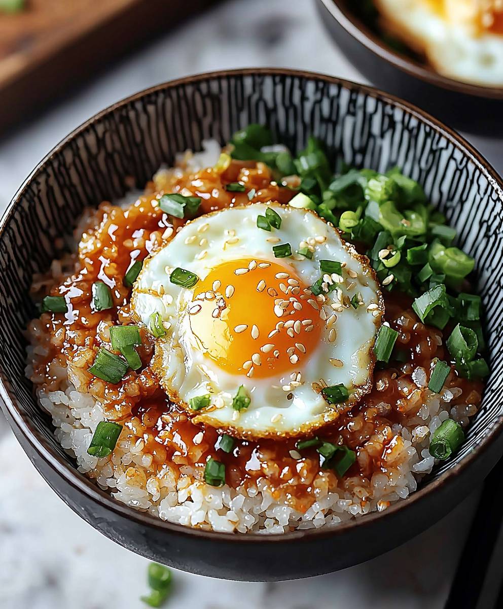 Korean egg rice