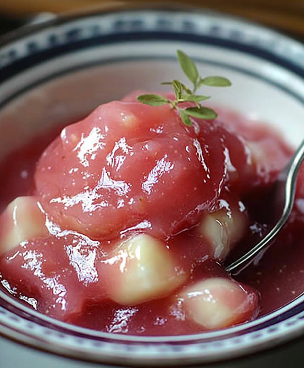 Rhubarb sauce