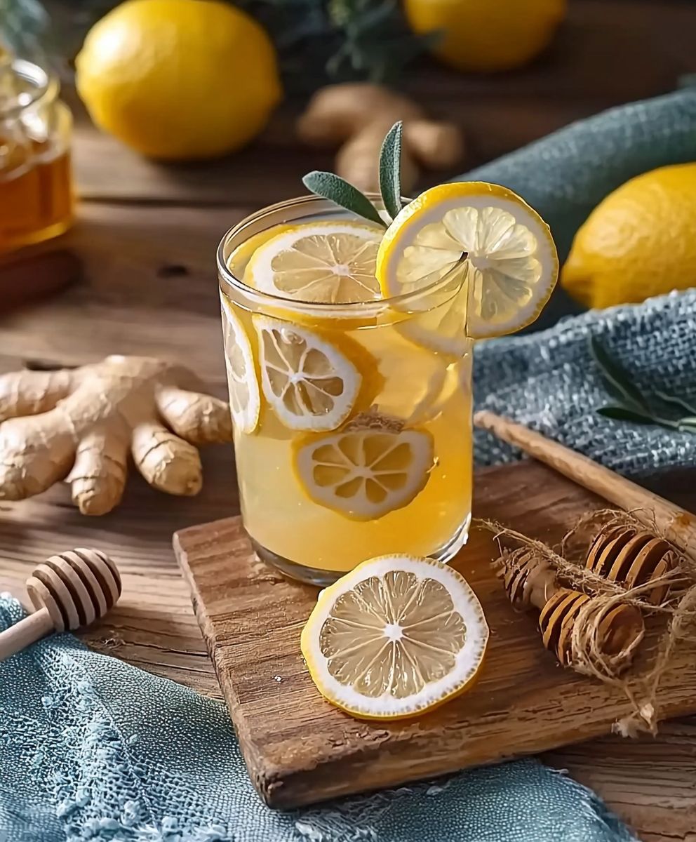 Lemon honey ginger detox
