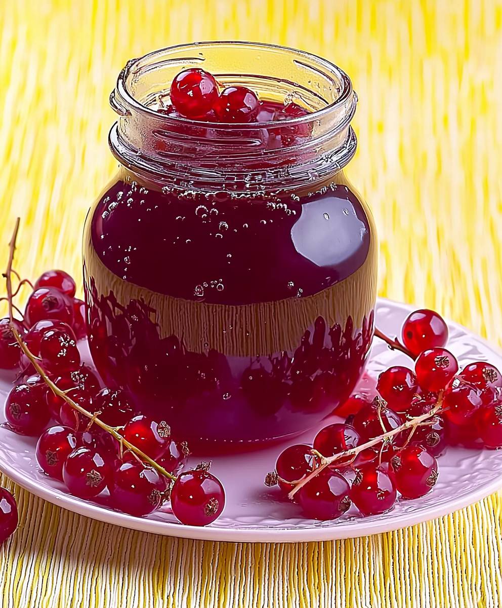Redcurrant syrup