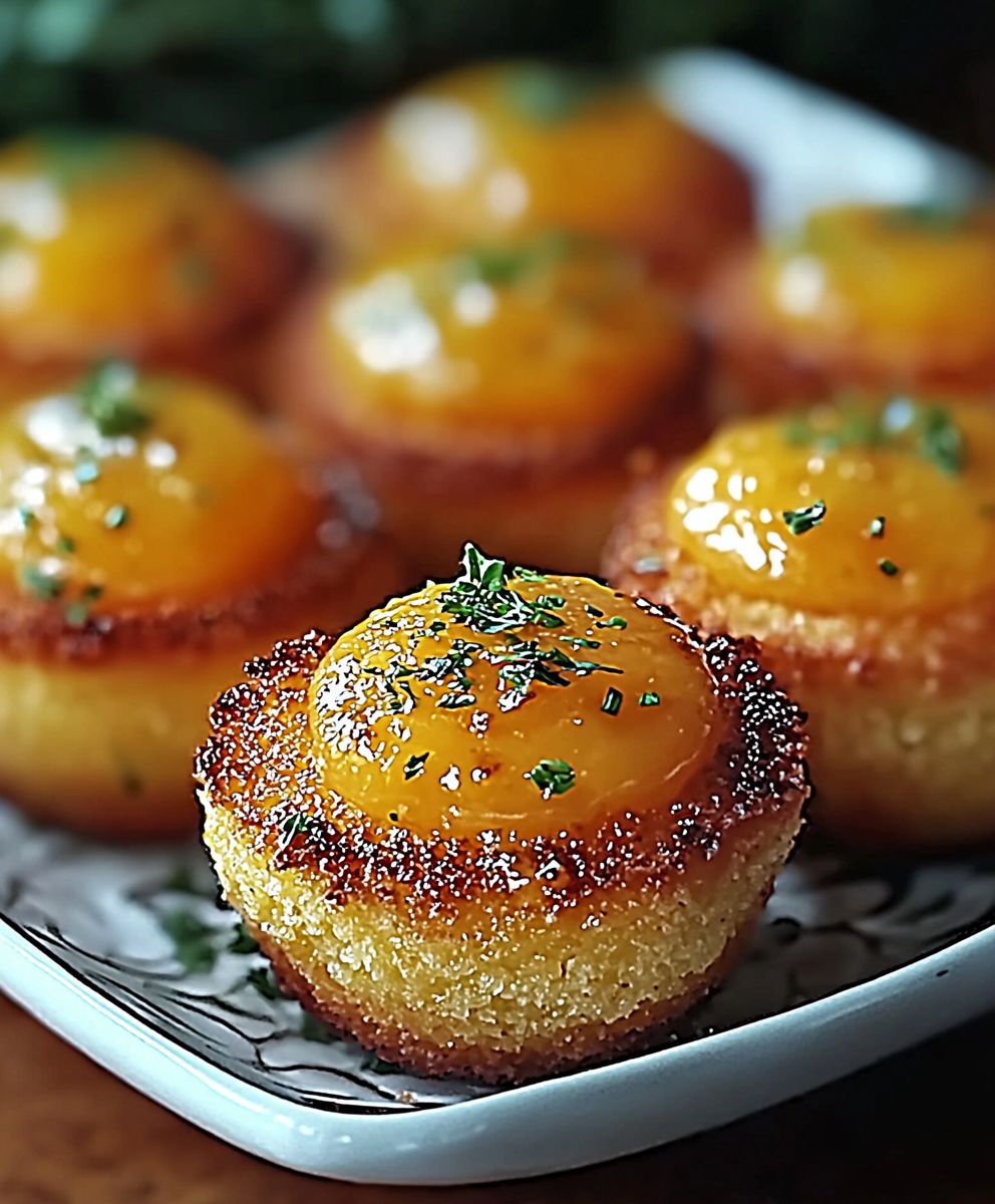 Honey Butter Cornbread Poppers