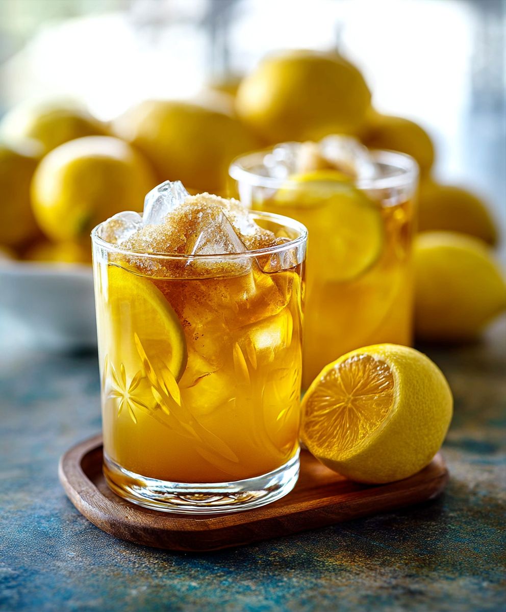 Brown sugar lemonade