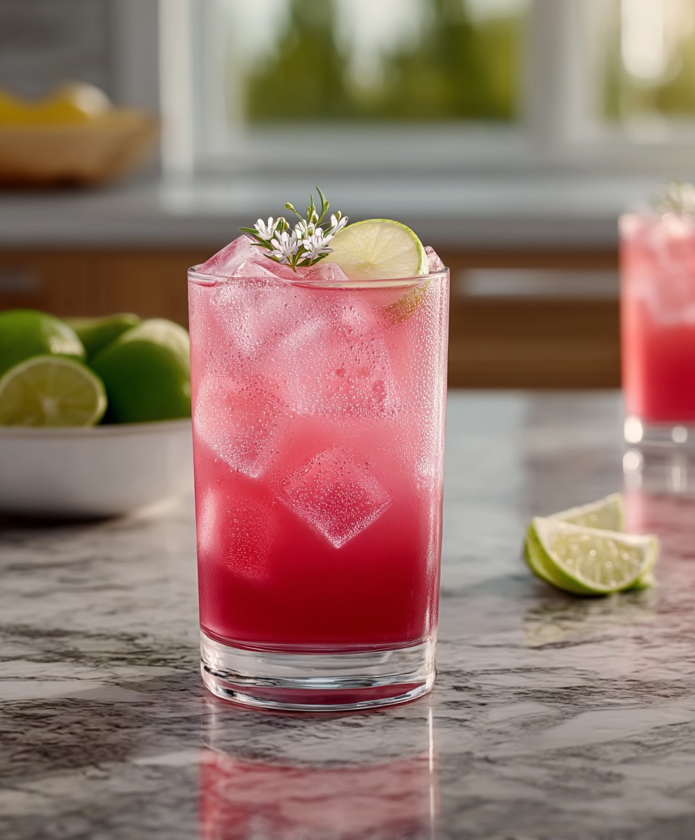 Apple rum cocktail