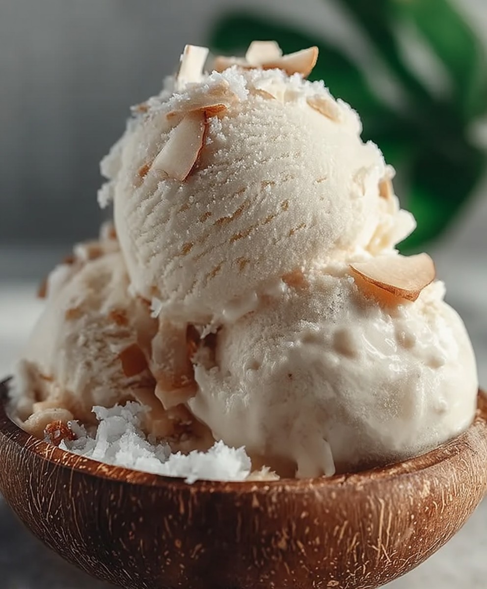 Coconut Macadamia Nut Ice Cream