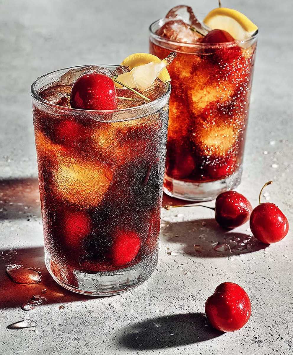 Cherry bourbon cola
