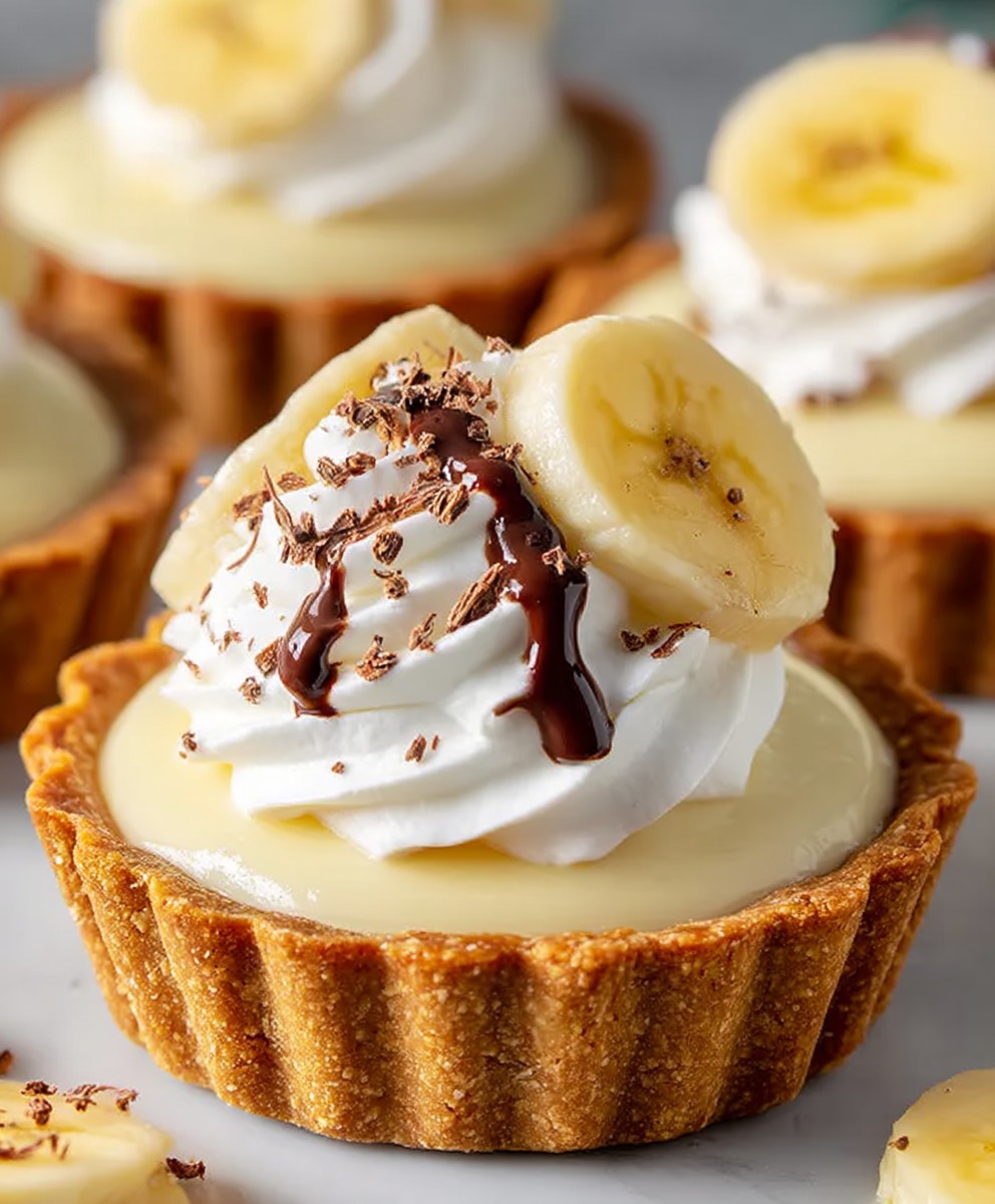 Banana Cream Mini Tarts