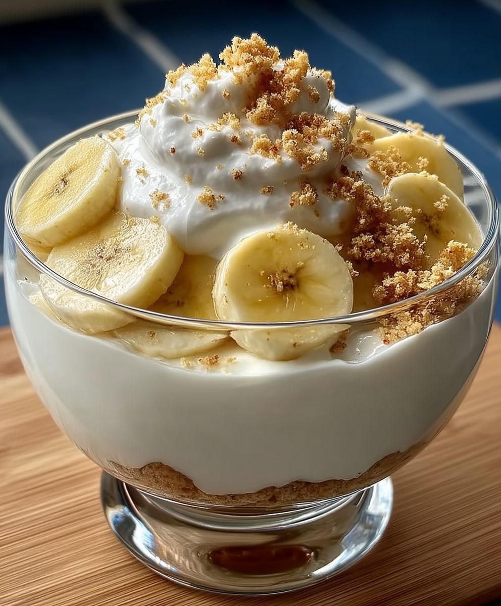 Banana pudding Greek yogurt