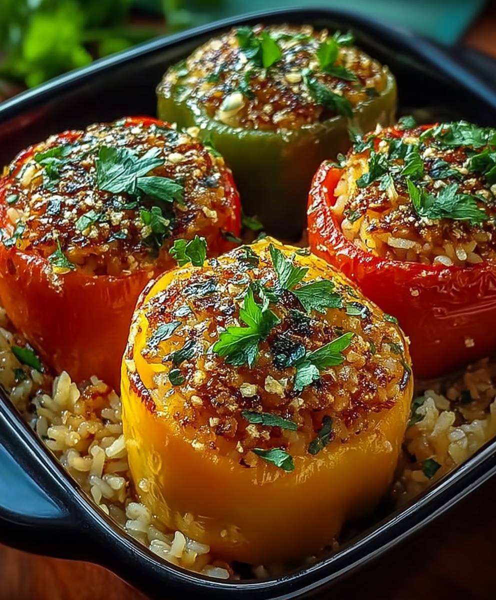 Vegetarian Stuffed Peppers