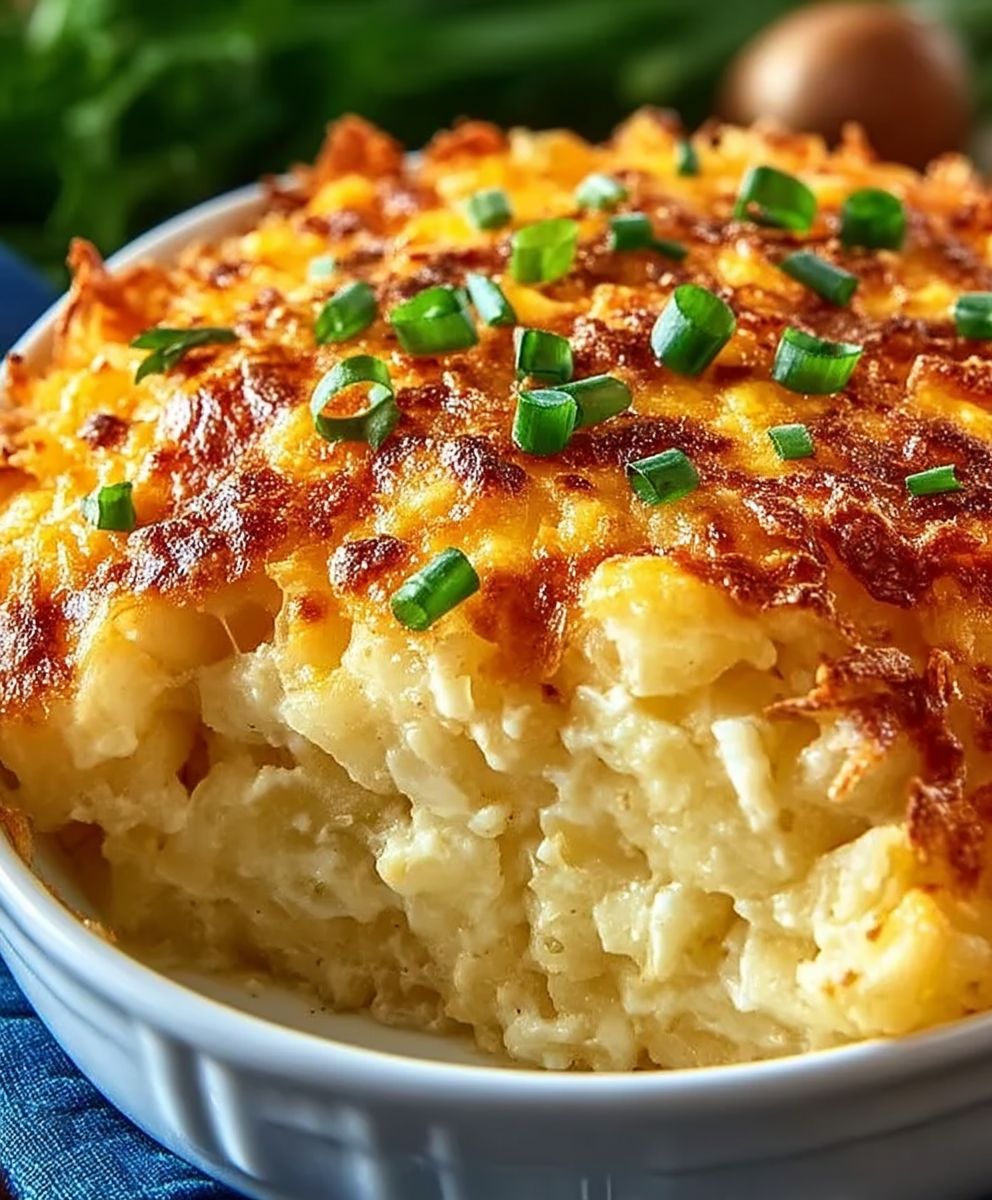 Cheesy Hashbrown Potato Casserole