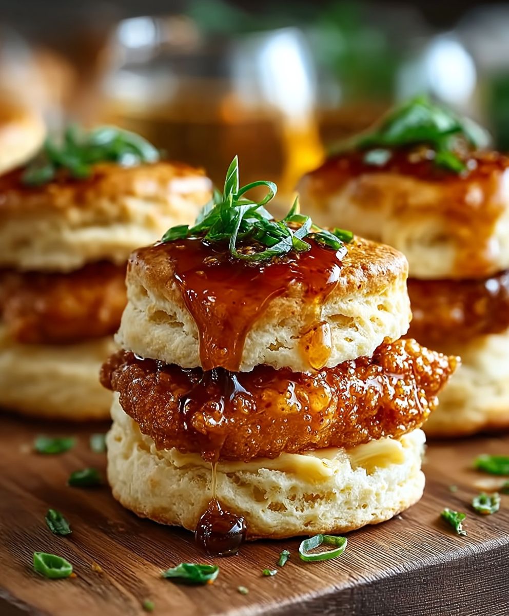 Hot Honey Chicken Biscuits