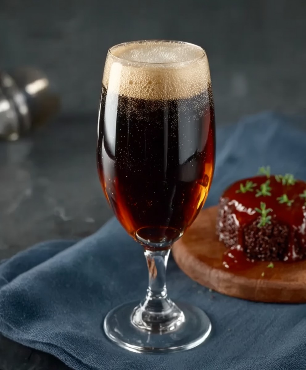 Black Velvet Cocktail