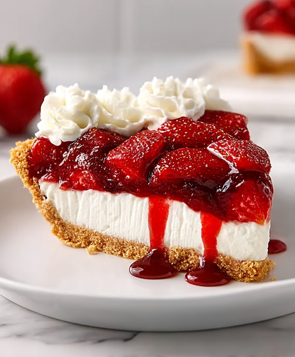 Strawberry Icebox Pie