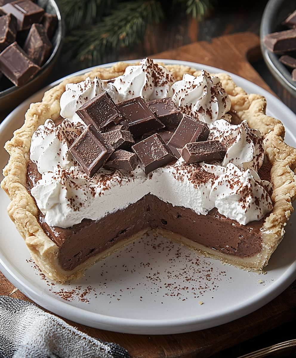 Hot Chocolate Icebox Pie