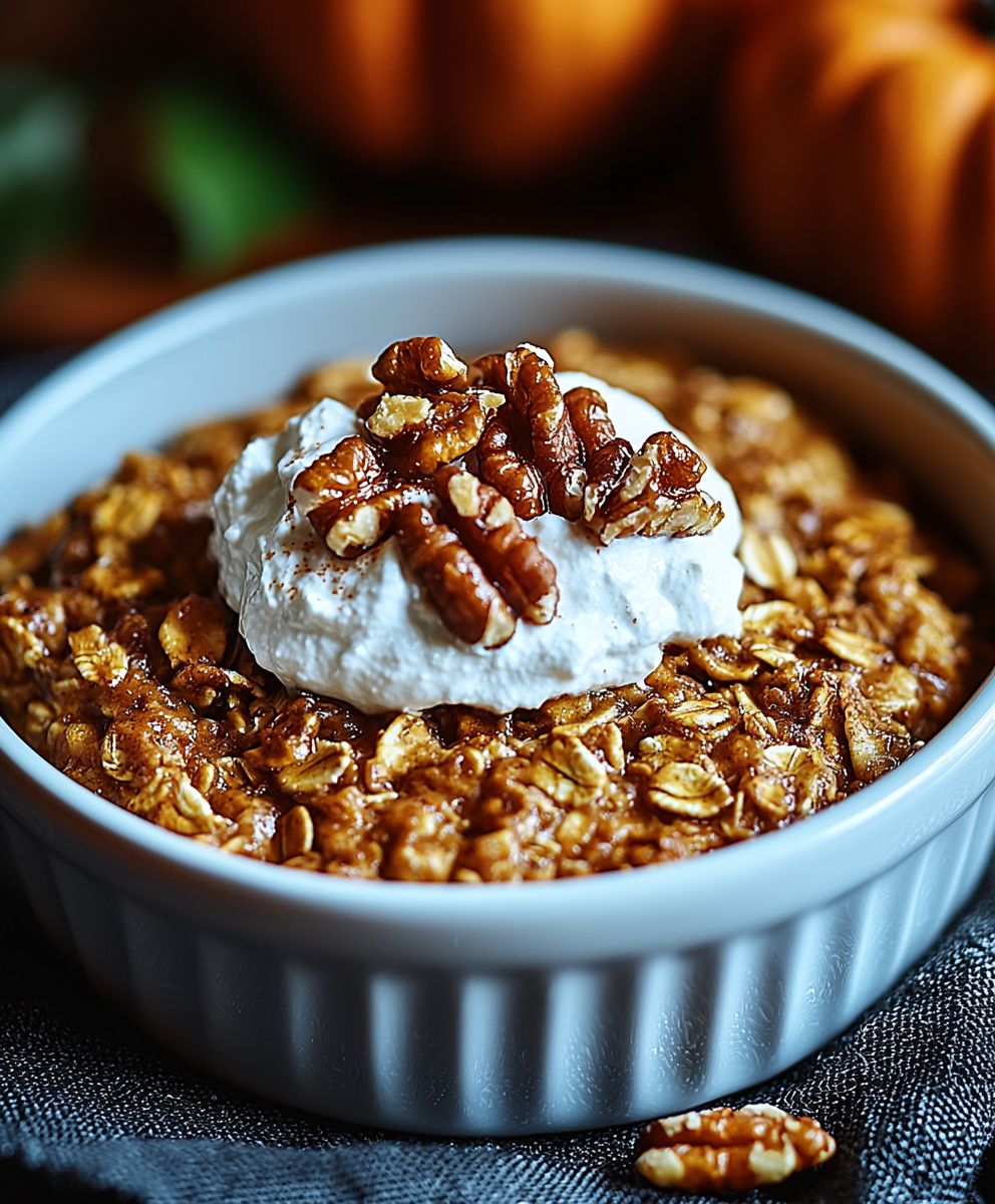 Pumpkin Baked Oatmeal