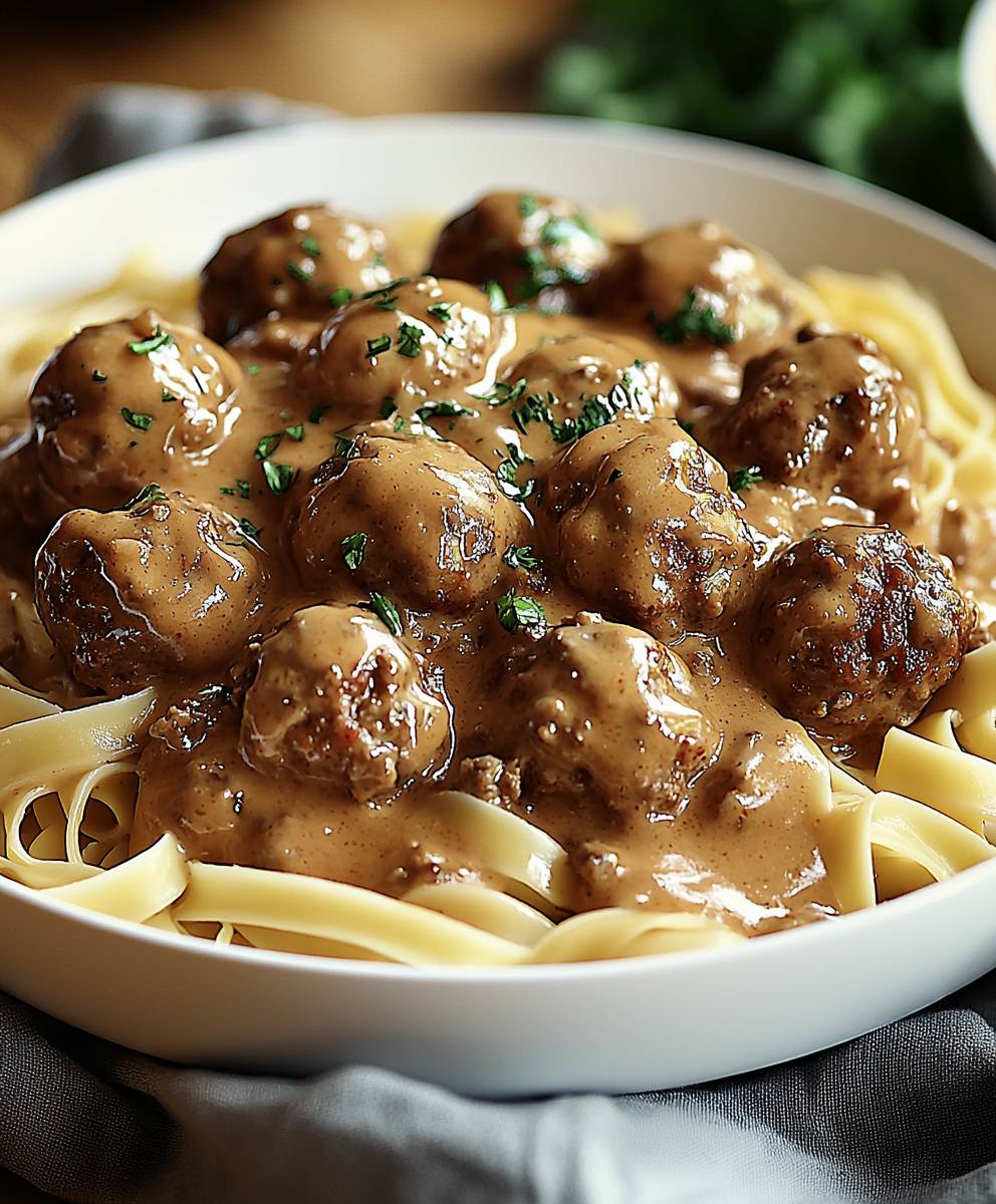 Meatball Stroganoff