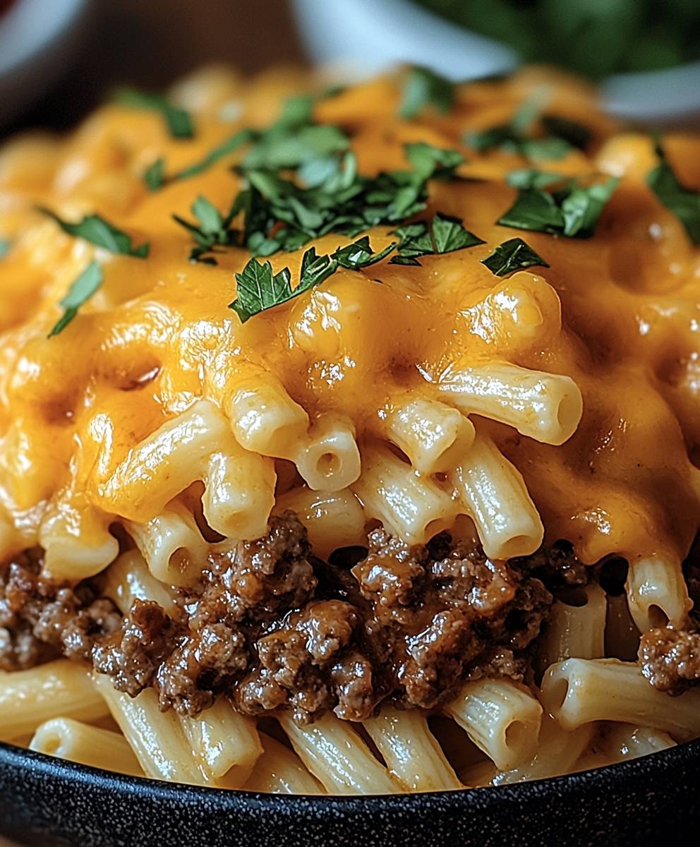 Cheeseburger Pasta