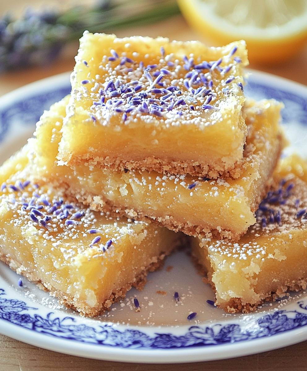 Lavender Lemon Bars