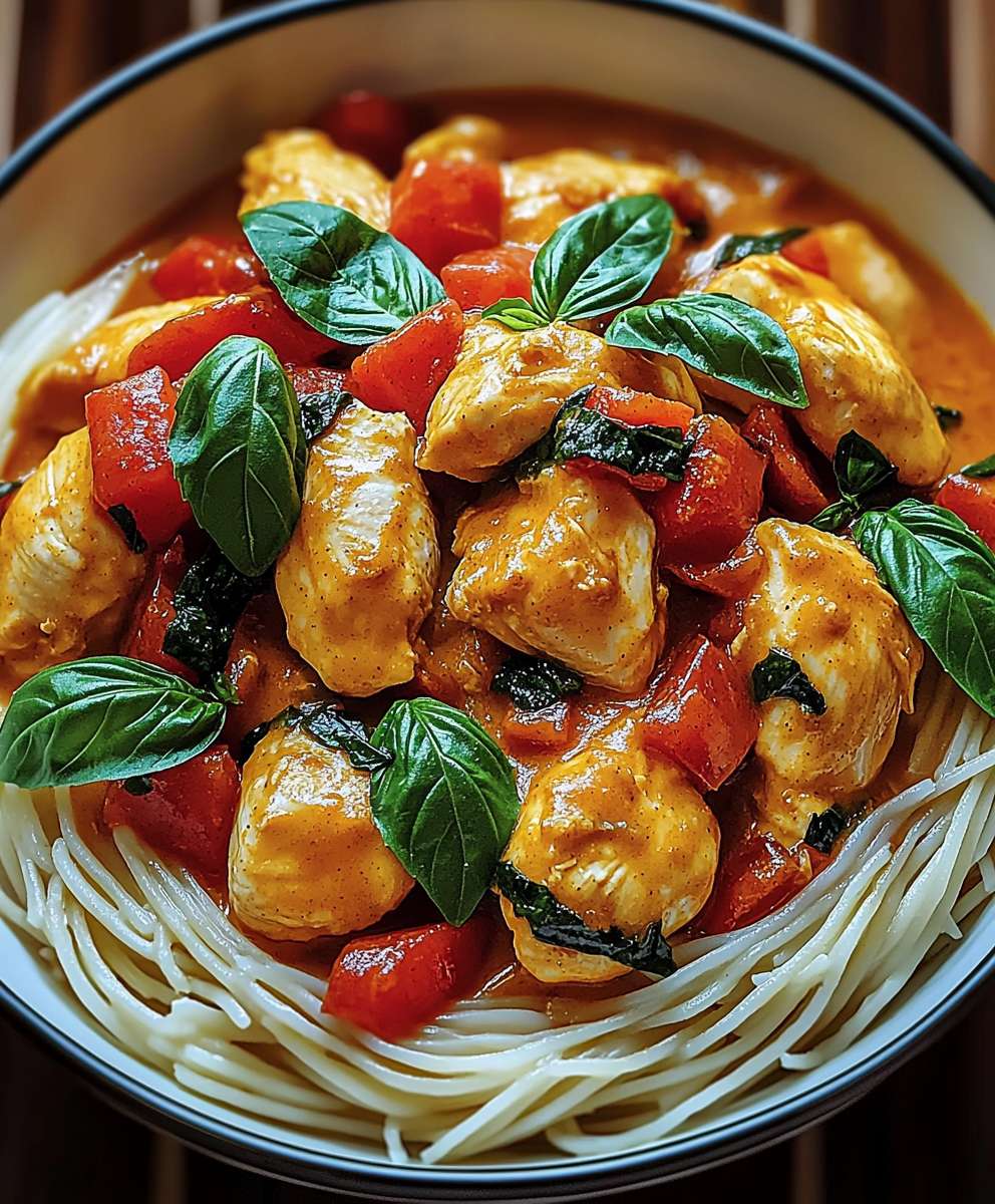 Coconut Curry Chicken Noodles