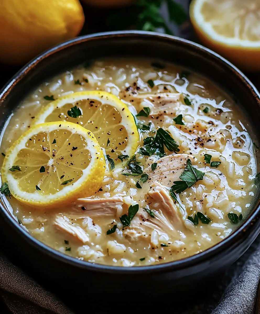 Greek Lemon Chicken Soup
