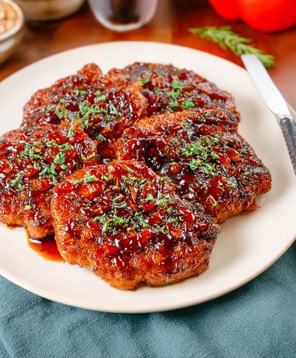 Honey Garlic Pork Chops