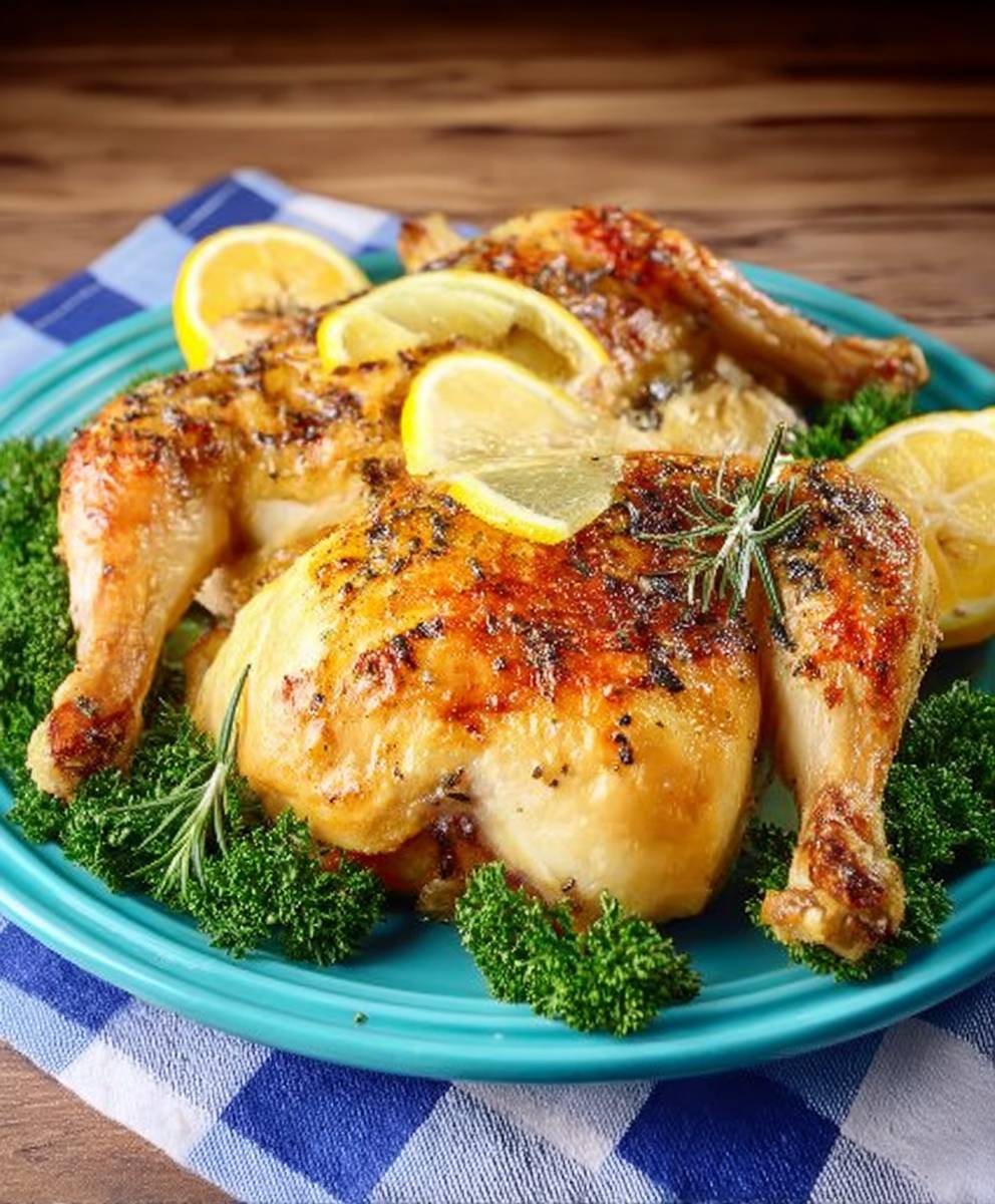 Sicilian lemon roast chicken