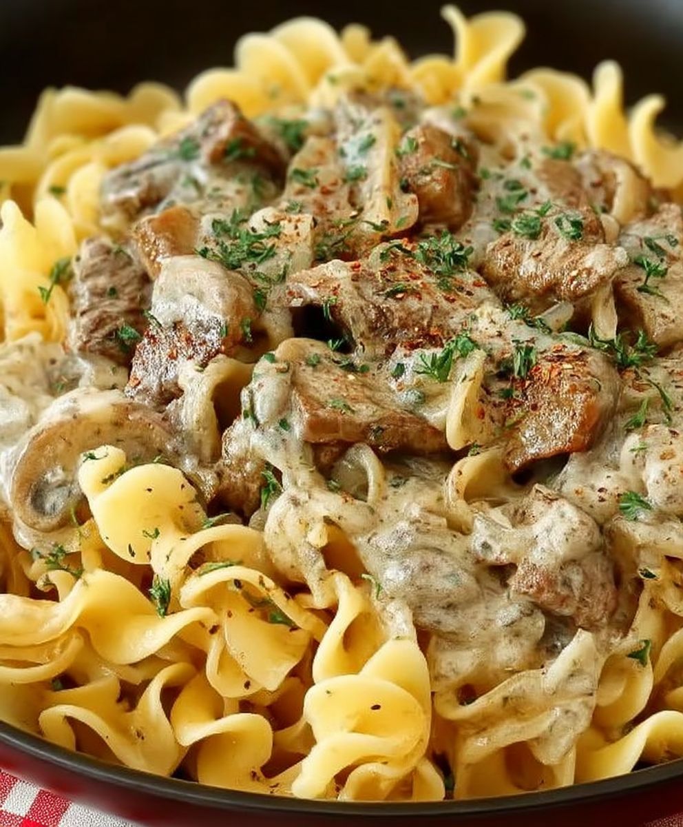 Beef Stroganoff