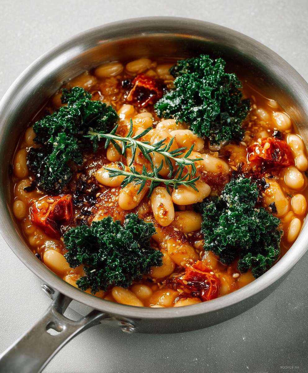Chili crisp white bean