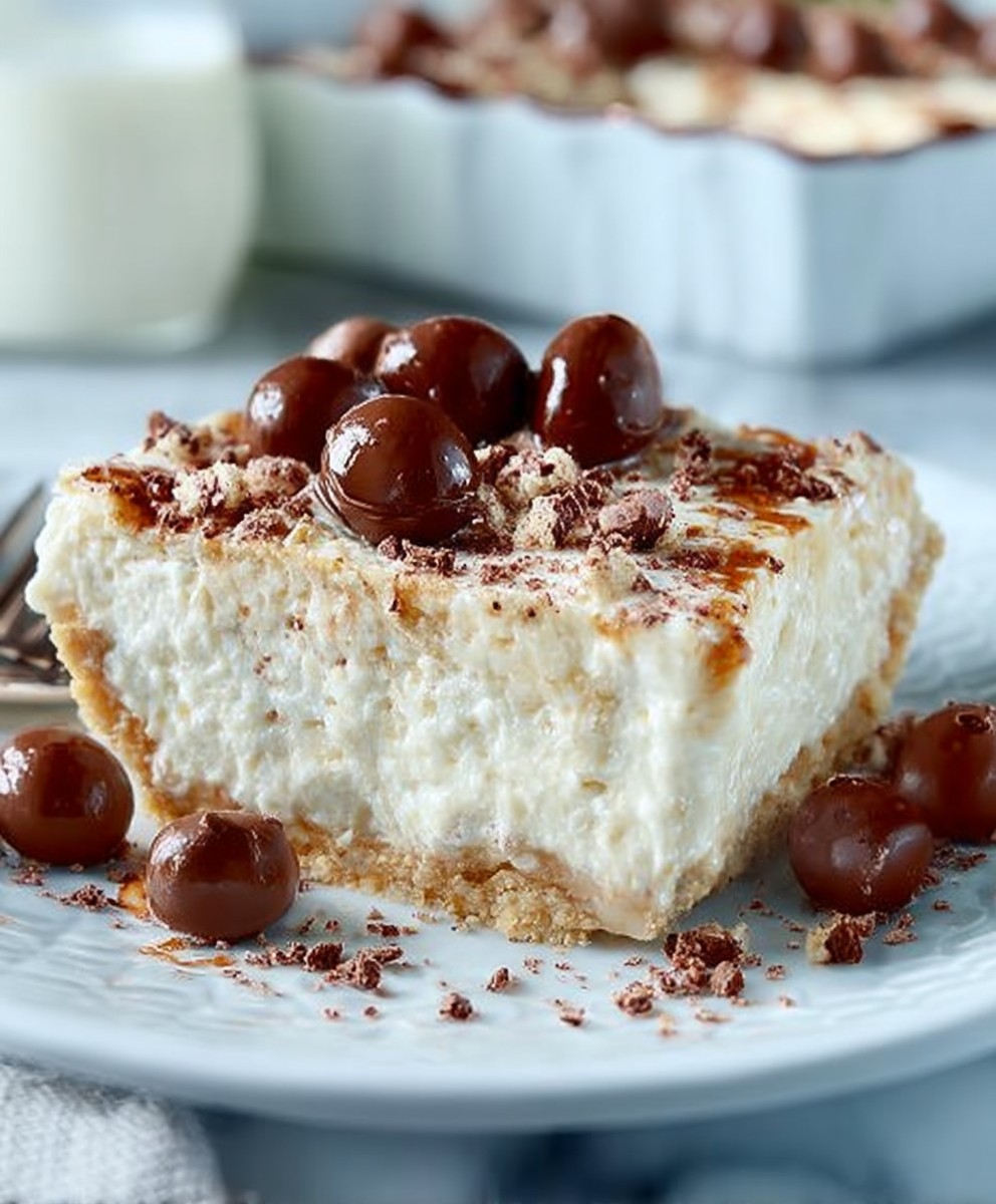 Malted milk pie