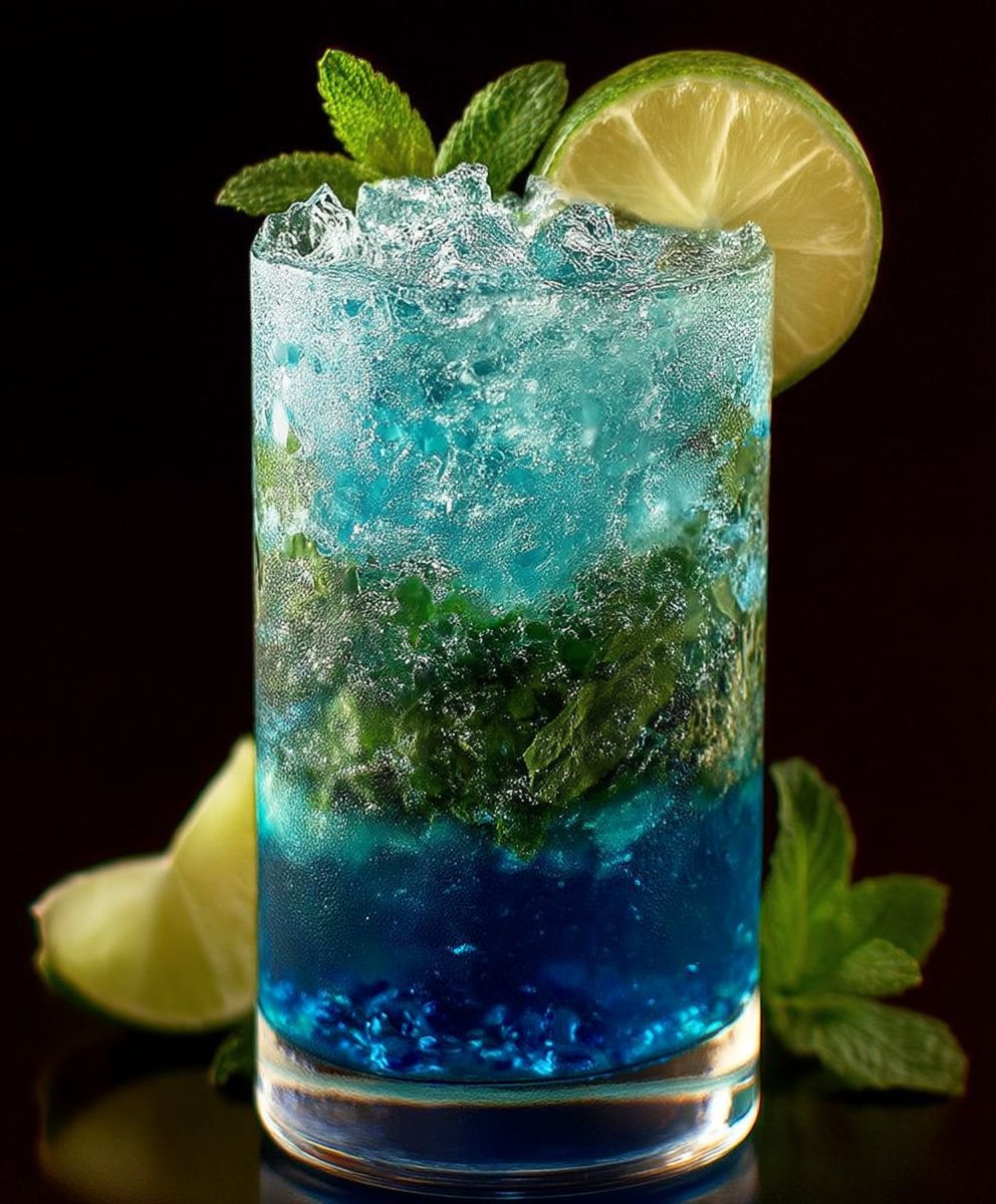 Blue Mojito Cocktail