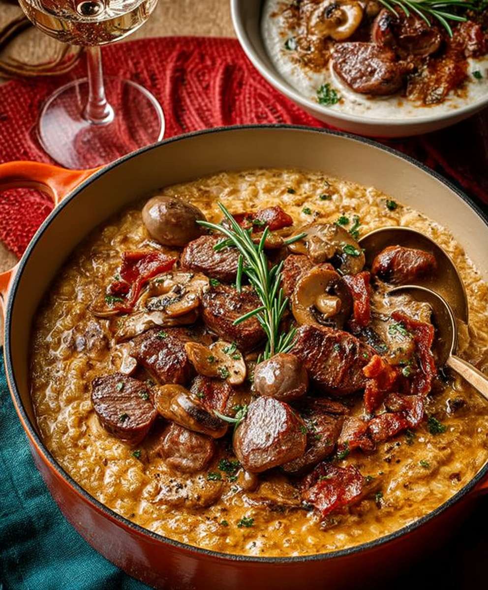 Venison chestnut stew