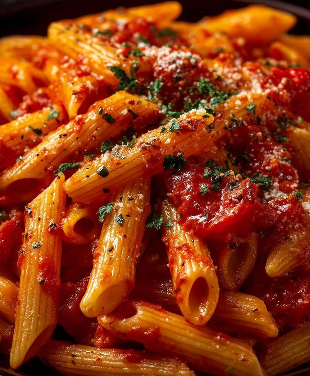 Penne Arrabbiata Spicy Tomato