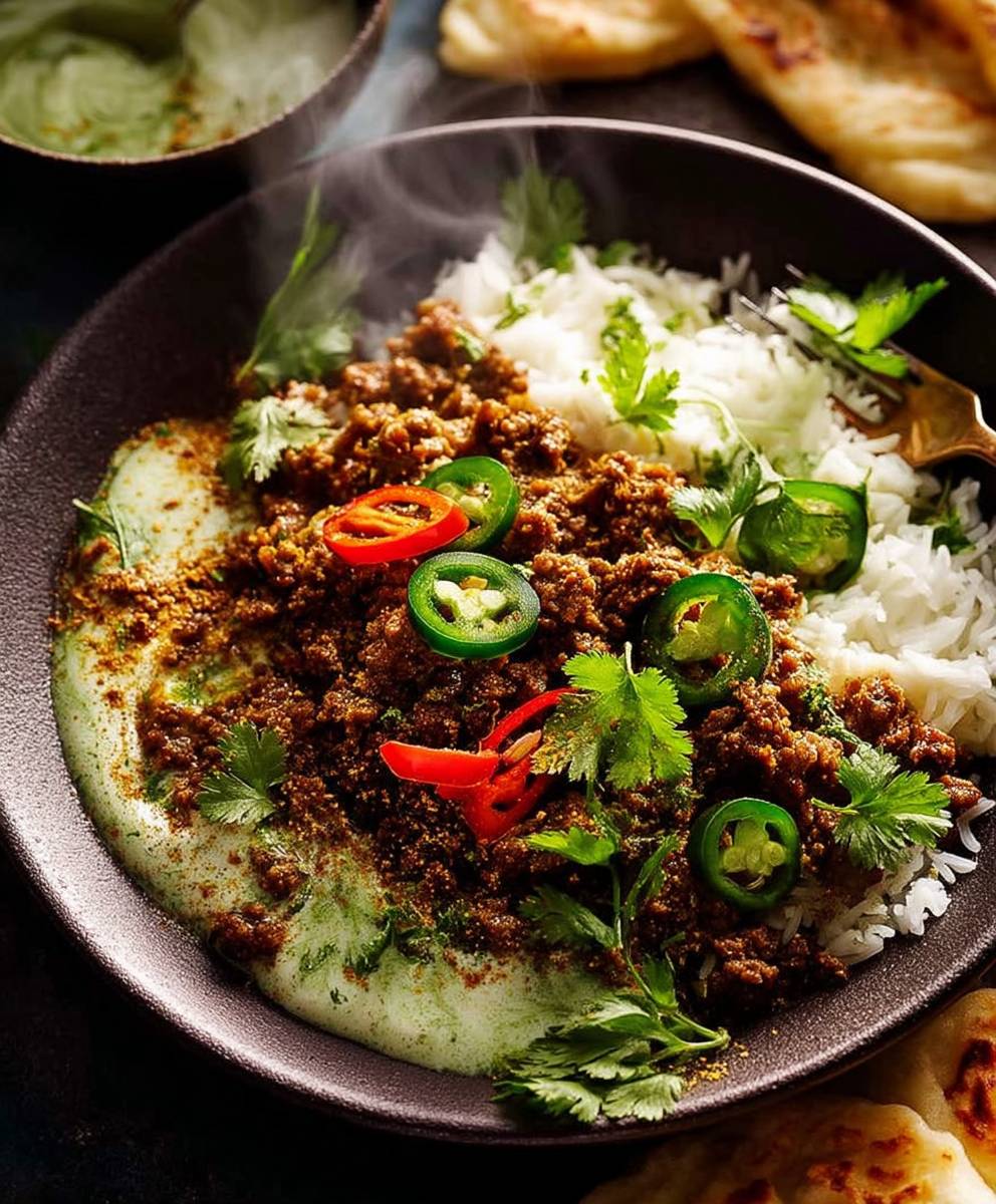 Indian Curried Beef Mince